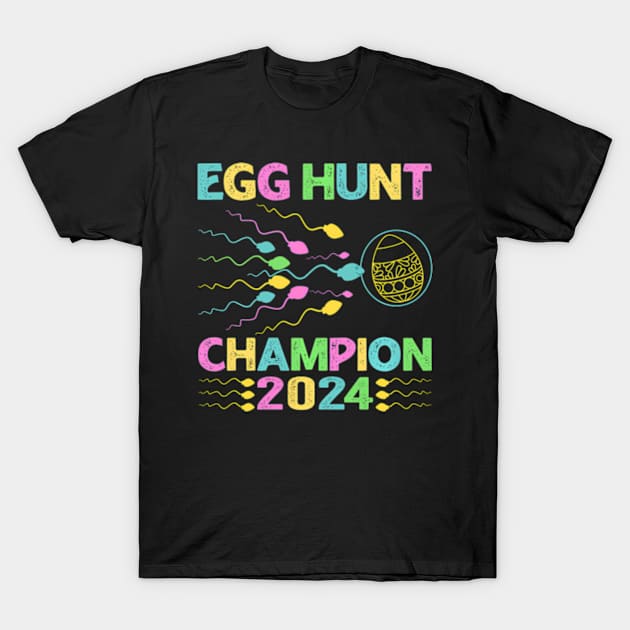 Easter Egg Hunt Champion 2024 Easter Wo T-Shirt by Ro Go Dan